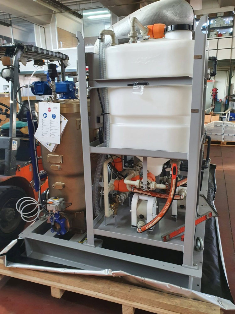 IMPIANTO PER ACQUE DI BALLAST SU SKID