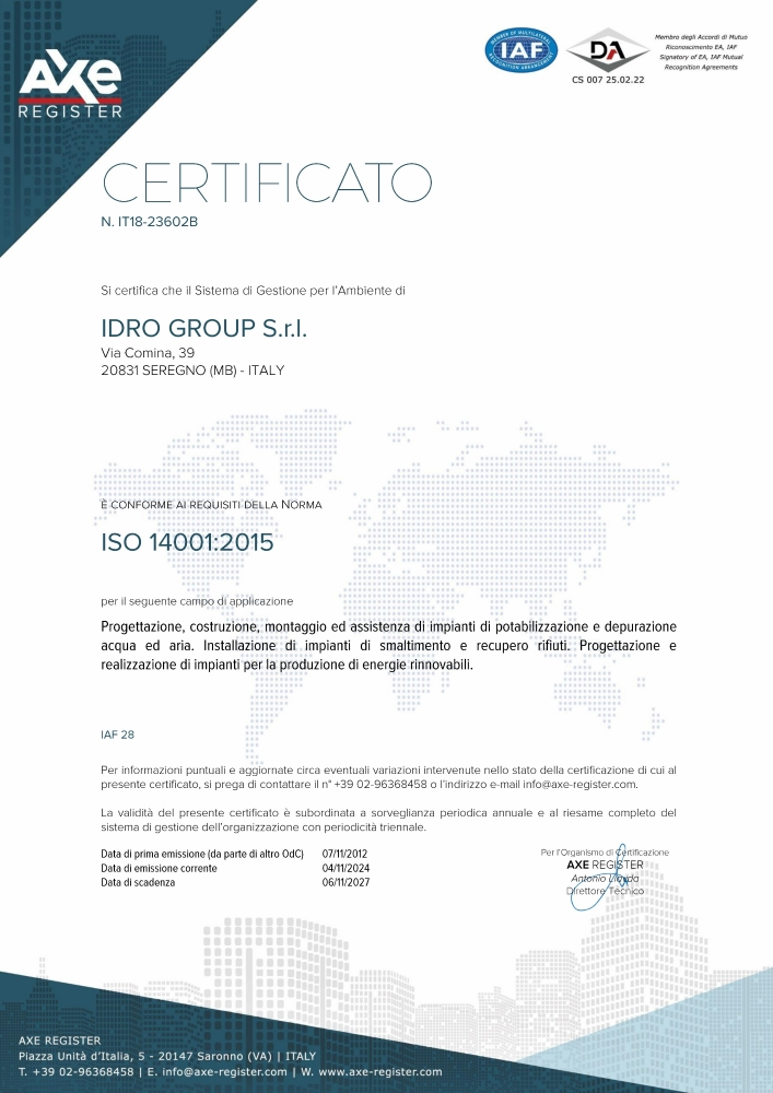 Certificazioni