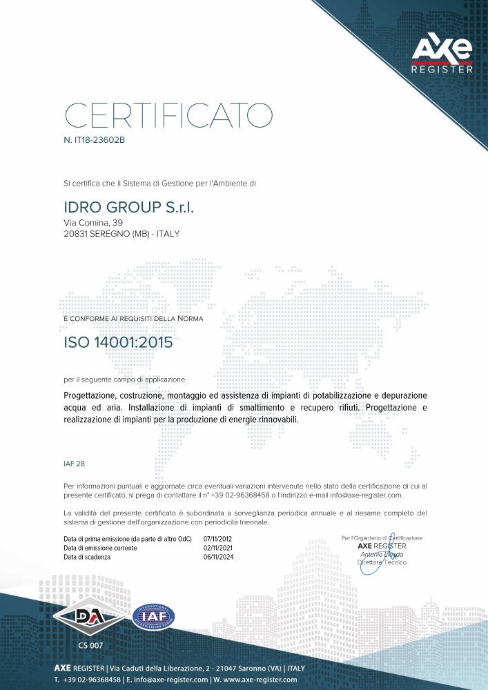 Certificazioni