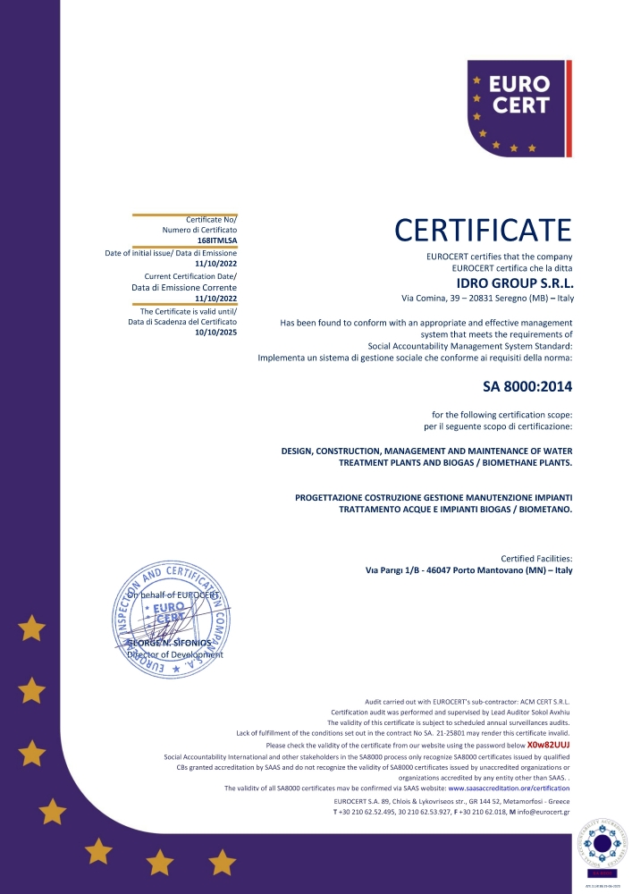Certificazioni
