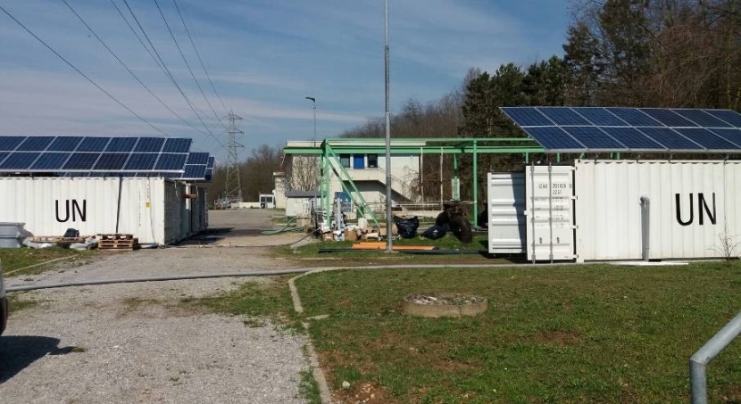 Impianto in container trattamento reflui civili