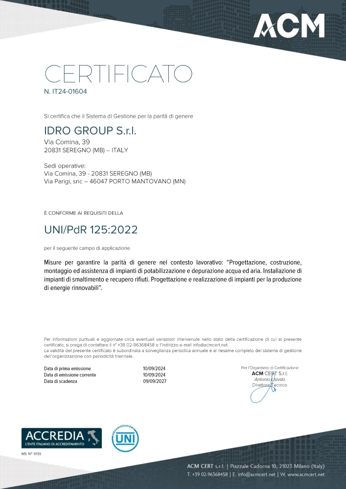 Certificazioni