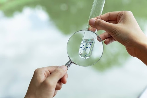 Microplastics in water